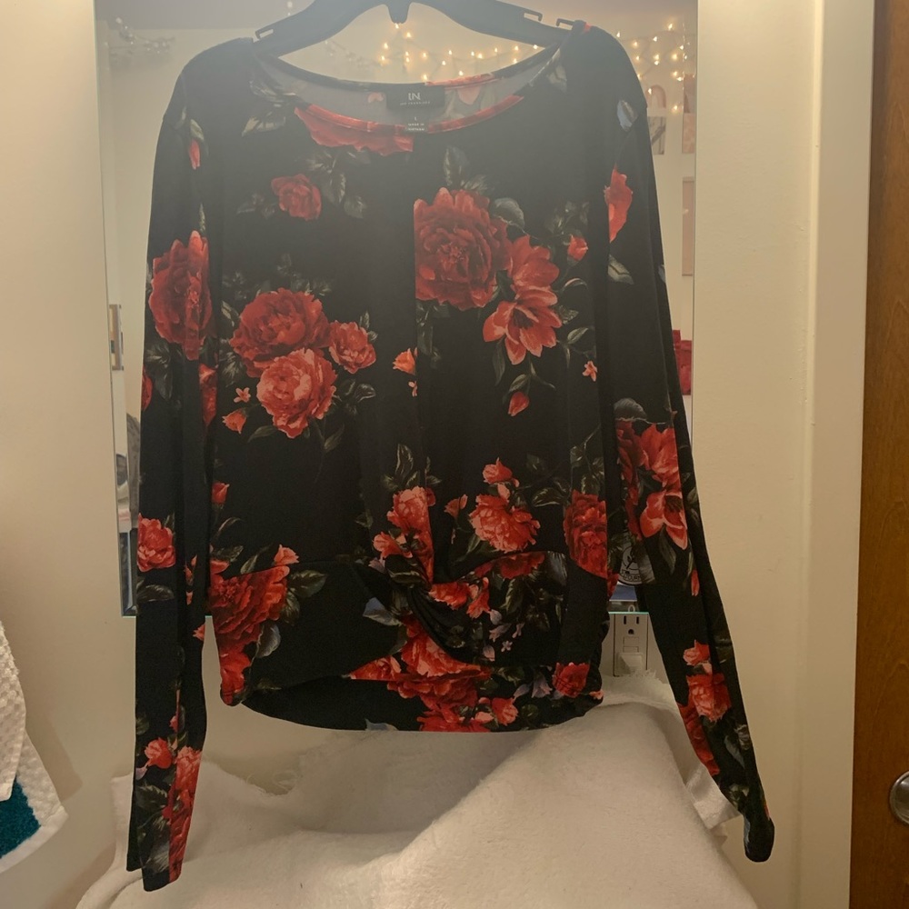 Rose Long Sleeve Top